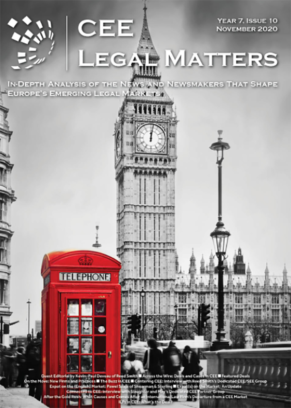 CEE Legal Matters' November 2020 Issue