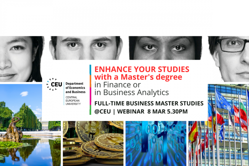 Full-time business studies at CEU