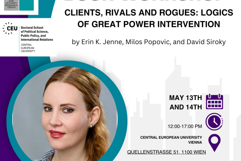 Poster, Speaker- Erin K. Jenne, CEU, 13th and the 14th of May