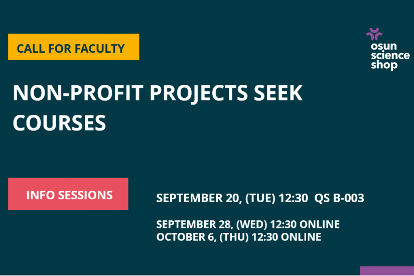 Non-profit projects seek courses