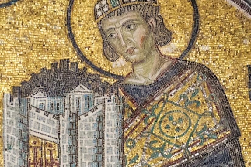 Constantine I and Hagia Sophia