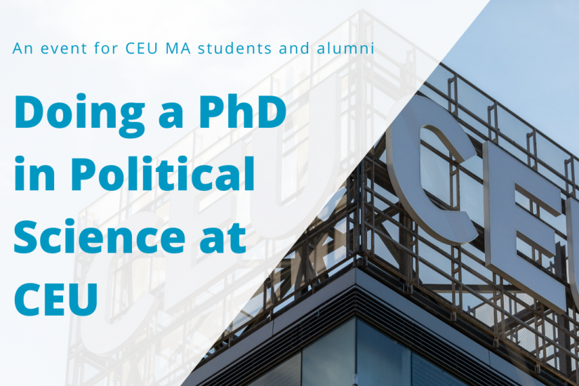 Doing a PhD in Political Science at CEU
