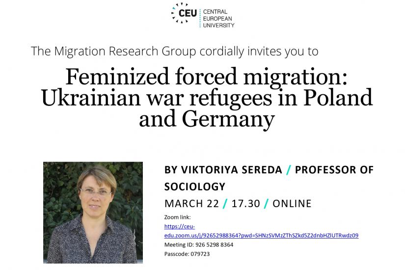  Feminized forced migration: Ukrainian war refugees in Poland and Germany