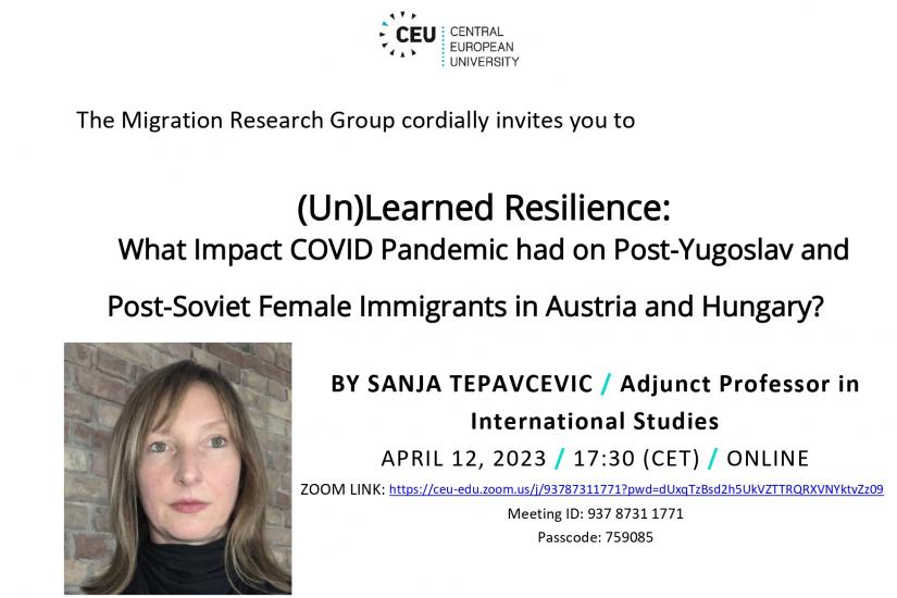 (Un)Learned Resilience: What Impact COVID Pandemic had on Post-Yugoslav and Post-Soviet Female Immigrants in Austria and Hungary?
