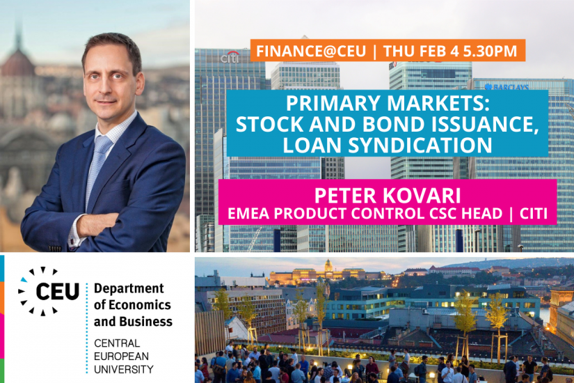 Finance@CEU Peter Kovari Citi