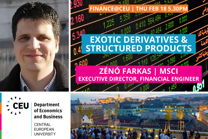 CEU Finance@CEU Zeno Farkas MSCI Exotic Derivatives &amp; Structured Products