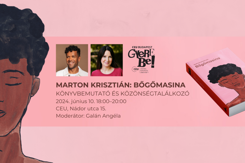 Marton Krisztián: Bőgőmasina - könyvbemutató és közönségtalálkozó