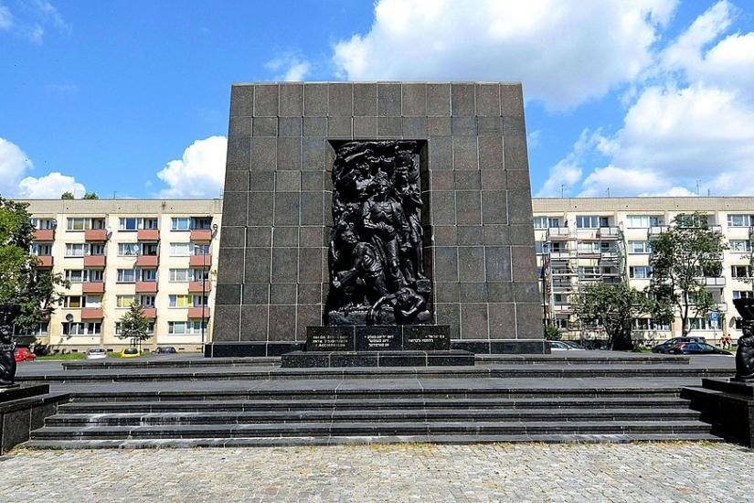 Monument to the Ghetto Heroes in Warsaw