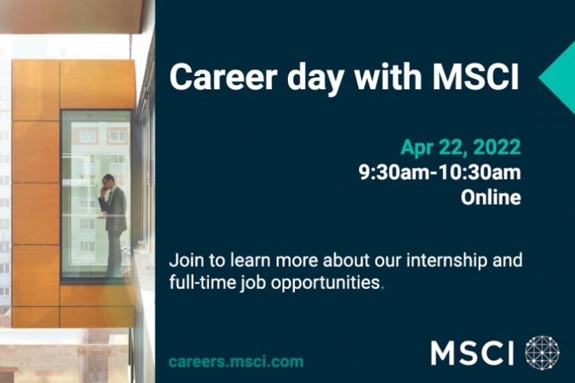 Career at MSCI