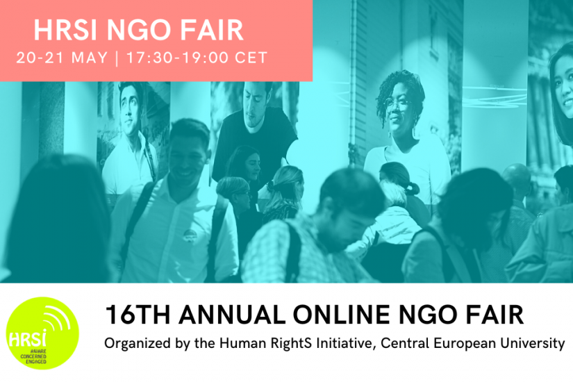 16th Annual NGO Fair, organized by Human RightS Initiative, 20 and 21 May, 17:30-19:00 CET 