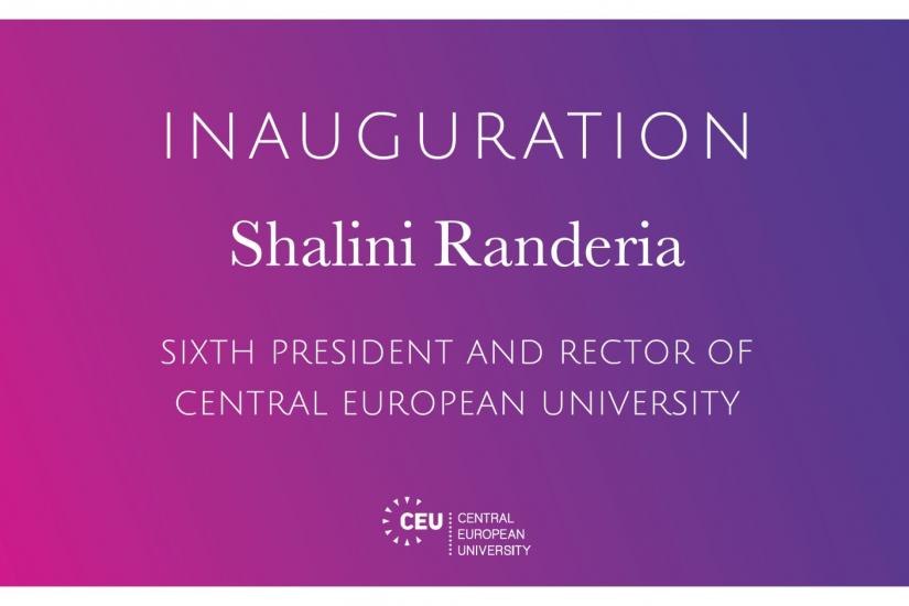 Inauguration of Shalini Randeria