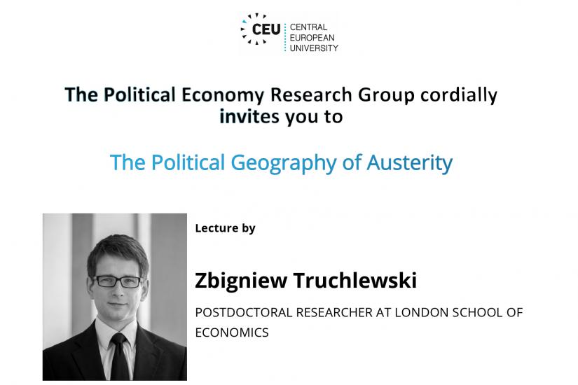 poster of the lecture by alumnus Zbigniew  Truchlewski